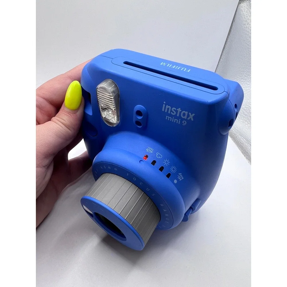 Fujifilm Instax Mini 9 Instant Camera Cobalt Blue Tested With Frames Accessories